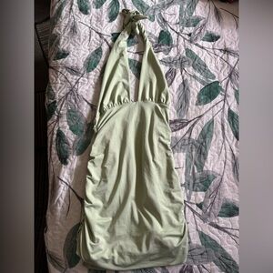 Light Green Halter Dress